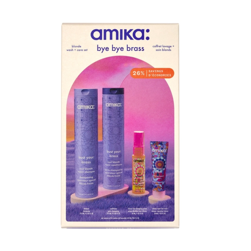 Amika Bye Bye Brass + Care Hair Set